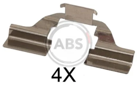 Комплект приладдя, накладка дискового гальма A.B.S. 1684Q