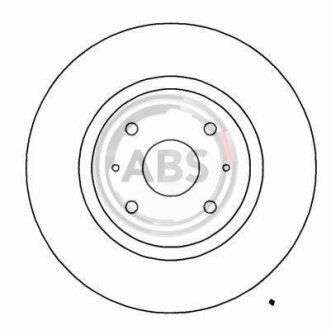 Гальмівний диск A.B.S. 16906
