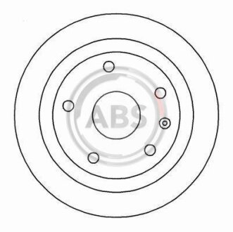 Гальмівний диск A.B.S. 16925