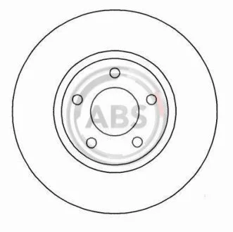 Тормозной диск A.B.S. 16949