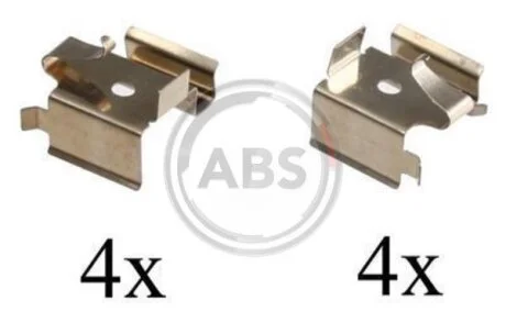 Комплект приладдя, накладка дискового гальма A.B.S. 1697Q