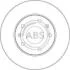 Гальмівний диск перед. Freelander (98-06) A.B.S. 17011 (фото 1)