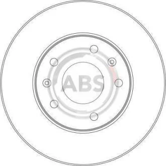 Гальмівний диск перед. Freelander (98-06) A.B.S. 17011