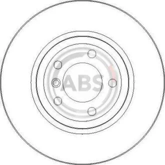Гальмівний диск перед. E46/E85/E86 (99-08) A.B.S. 17025