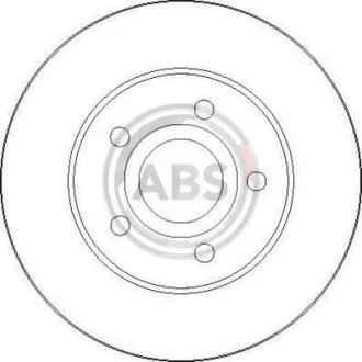 Гальмiвнi диски переднi A.B.S. 17032
