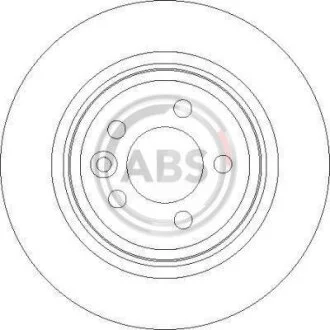 Гальмівний диск A.B.S. 17060