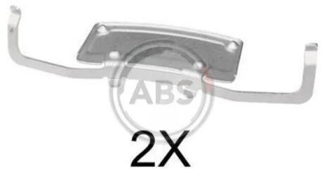 Комплект приладдя, накладка дискового гальма A.B.S. 1706Q