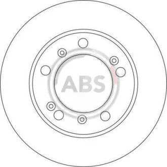 Тормозной диск A.B.S. 17073