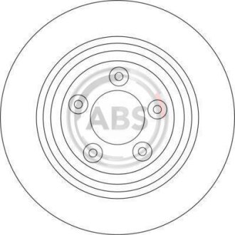 Гальмівний диск A.B.S. 17078