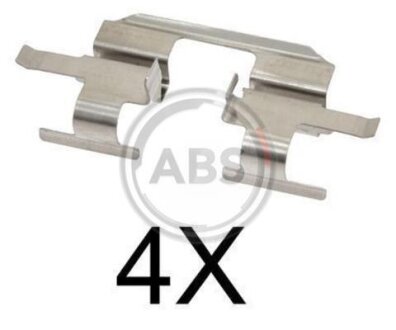 Комплектующие, колодки дискового тормоза A.B.S. 1711Q