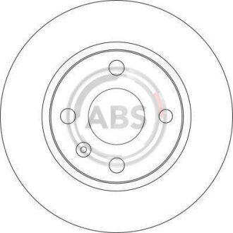 Гальмівний диск A.B.S. 17149