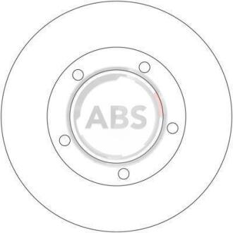 Гальмівний диск пер. Prado/Land Cruiser/Macho/LX/Land Cruiser 98-08 A.B.S. 17189
