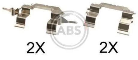 Ремкомплект гальмiвних колодок A.B.S. 1722Q