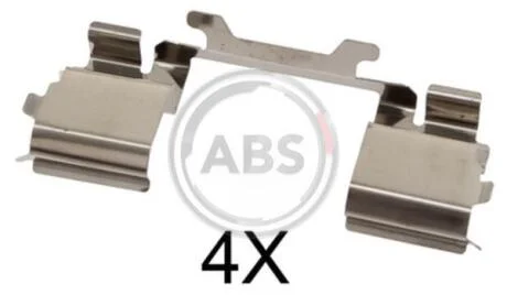 Комплектуючі, колодки дискового гальма A.B.S. 1730Q