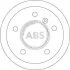 Тормозной диск зад. Sprinter 208-216 96-06 (258x12) A.B.S. 17347 (фото 1)
