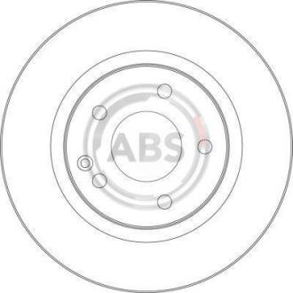 Гальмівний диск пер. W168 99-05 A.B.S. 17365