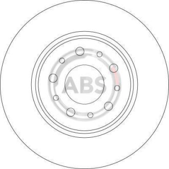 Гальмівний диск A.B.S. 17411