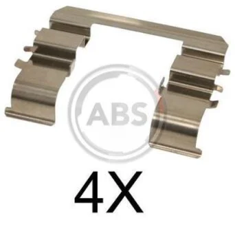 Комплектующие, колодки дискового тормоза A.B.S. 1744Q