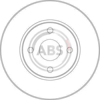 Гальмівний диск A.B.S. 17453