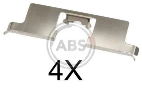 Комплект приладдя, накладка дискового гальма A.B.S. 1745Q