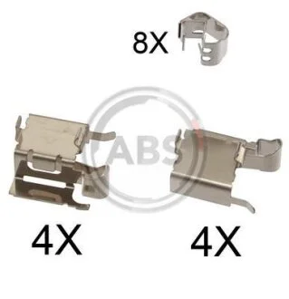 Комплект приладдя, накладка дискового гальма A.B.S. 1748Q