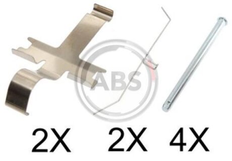 Комплектующие, колодки дискового тормоза A.B.S. 1752Q