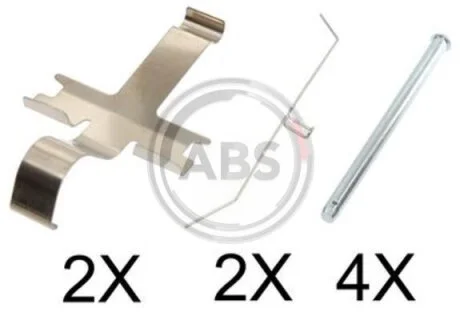 Комплект приладдя, накладка дискового гальма A.B.S. 1752Q