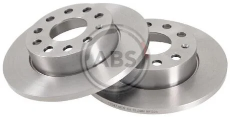 ГАЛЬМІВНИЙ ДИСК ЗАДН. VW GOLF V 03.10-, CADDY III 04.03-, TOURAN 03.02-, SKODA OCTAVIA II 04.06- A.B.S. 17547