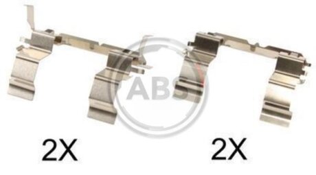 Комплектующие, колодки дискового тормоза A.B.S. 1756Q