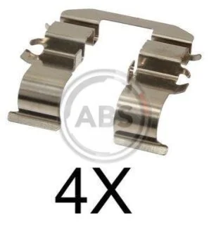 Комплектующие, колодки дискового тормоза A.B.S. 1758Q