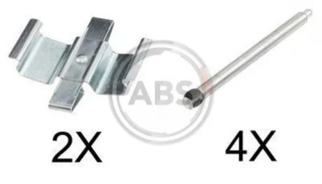 Комплект приладдя, накладка дискового гальма A.B.S. 1765Q