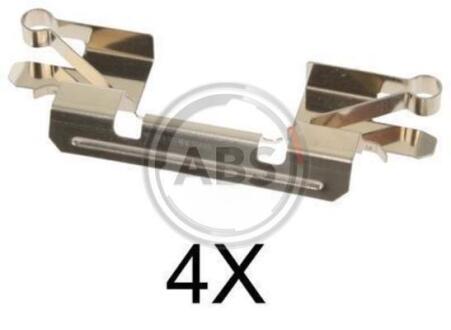 Монтажний к-кт диск.колодок Mitsubishi L200 / NISSAN Navara 05.06- A.B.S. 1769Q