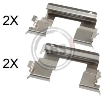 Комплект приладдя, накладка дискового гальма A.B.S. 1783Q