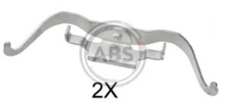 Комплект приладдя, накладка дискового гальма A.B.S. 1790Q