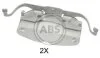 Комплект приладдя, накладка дискового гальма A.B.S. 1792Q (фото 1)