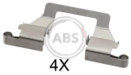 Комплект приладдя, накладка дискового гальма A.B.S. 1800Q