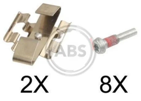 Комплект приладдя, накладка дискового гальма A.B.S. 1802Q