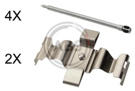 Комплект приладдя, накладка дискового гальма A.B.S. 1803Q