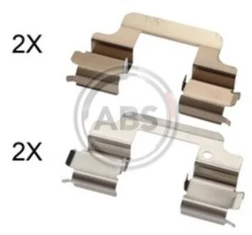 Комплект приладдя, накладка дискового гальма A.B.S. 1806Q