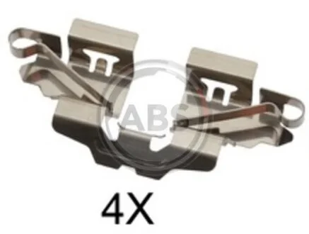 Комплект приладдя, накладка дискового гальма A.B.S. 1808Q