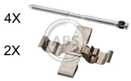 Комплект приладдя, накладка дискового гальма A.B.S. 1809Q