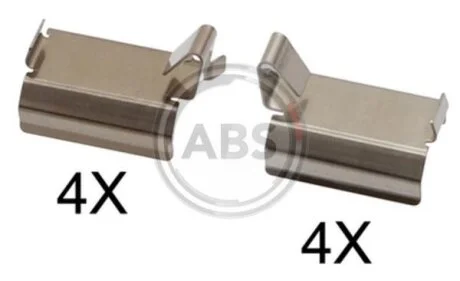 Комплект приладдя, накладка дискового гальма A.B.S. 1820Q