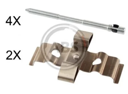 Комплект приладдя, накладка дискового гальма A.B.S. 1848Q