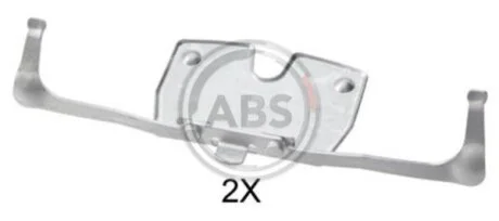 Комплект приладдя, накладка дискового гальма A.B.S. 1851Q