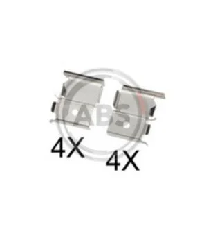 Ремкомплект гальмiвних колодок A.B.S. 1855Q