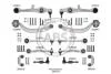 К-кт важелів перед.підвіски Audi A6/Superb/Passat B5 (з тонким пальцем) 219902