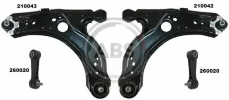 Ремонтний комплект, поперечний важіль підвіски A.B.S. 219905