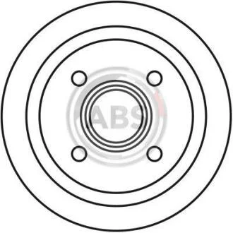 Гальмiвнi барабани з ABS A.B.S. 2739S