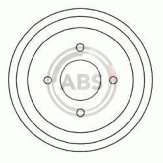 Гальмівний барабан A.B.S. 3330-S