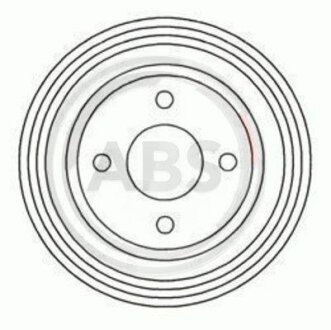 Тормозной барабан A.B.S. 3344-S